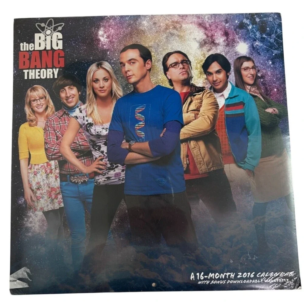 BIG BANG THEORY Posters Wall Calendar 2016 New Sealed Quotes Penny 12